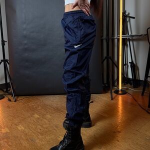 **SOLD** Vintage Nike Navy Blue Windbreaker Pants